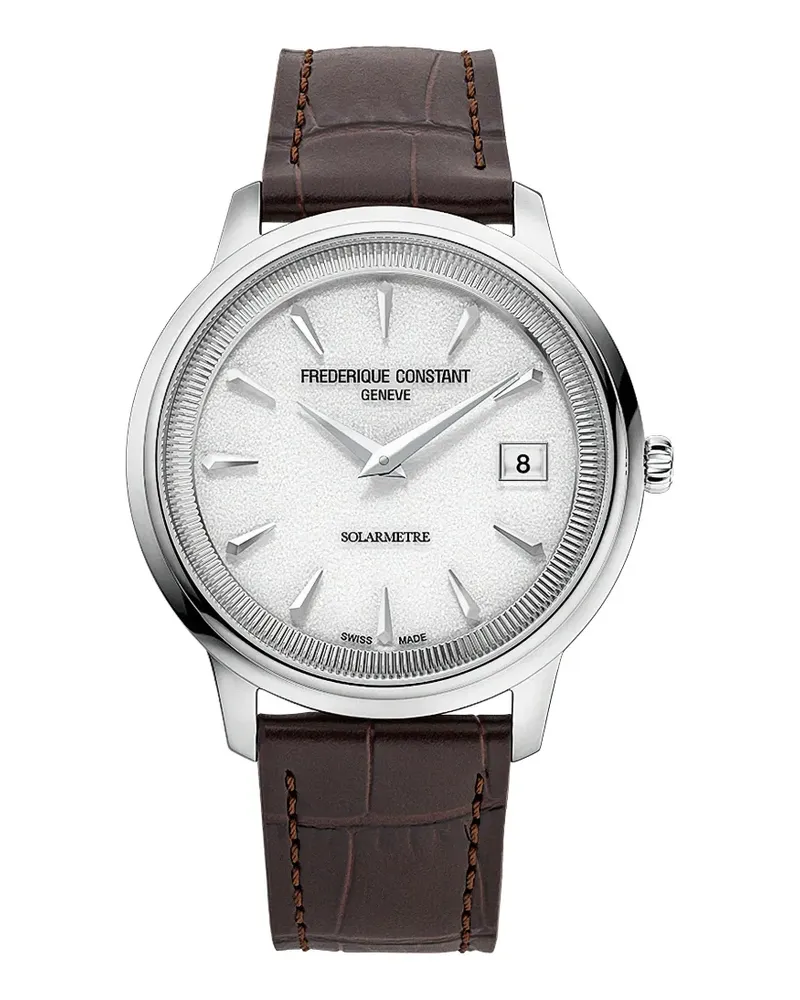 Frédérique Constant Classics Moneta Solarmetre 39mm watch - Weiß Weiß