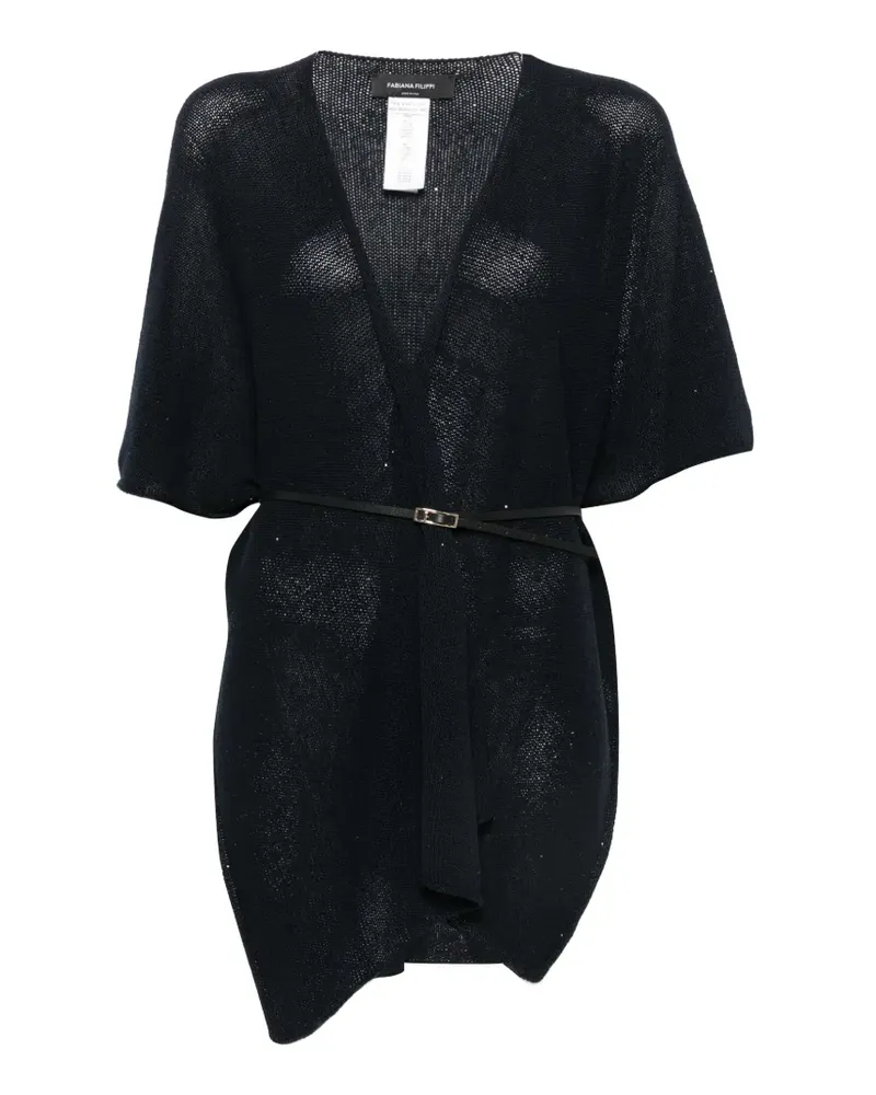 Fabiana Filippi V-neck cardi-coat - Blau Blau
