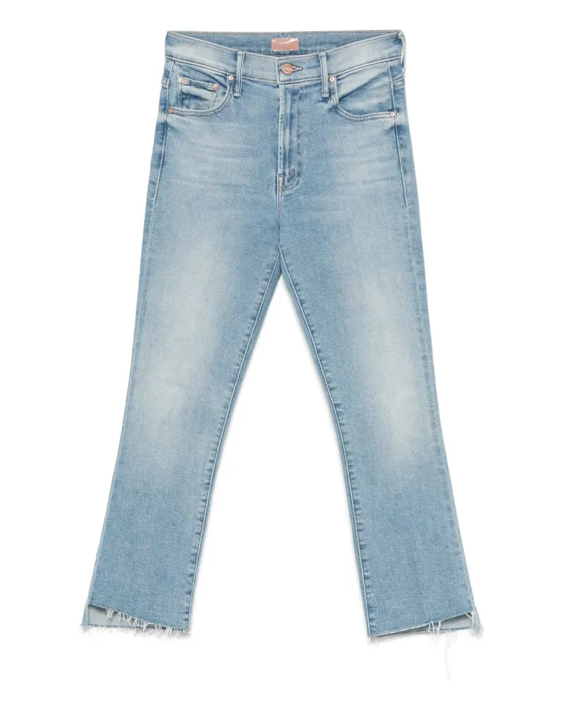 Mother The Insider Crop Step Fray Jeans - Blau Blau