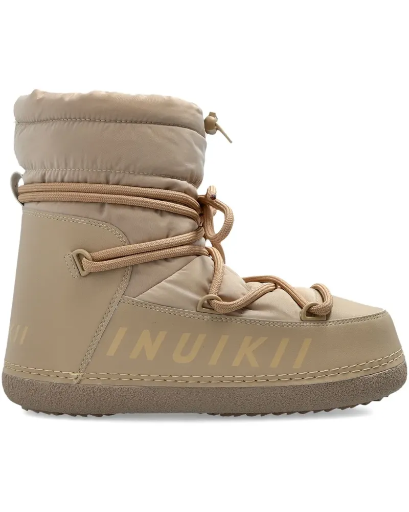 INUIKII Mountain Schnürstiefel aus Wildleder - Nude Nude