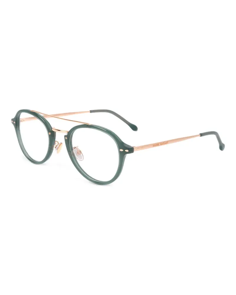 Isabel Marant Brille mit rundem Gestell - Grün Grün