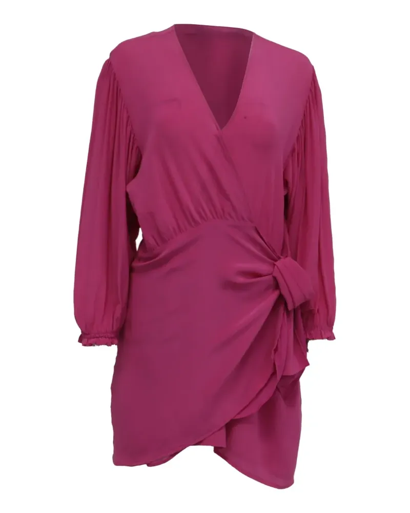 IRO Gewickeltes Nirvana Minikleid - Rosa Rosa