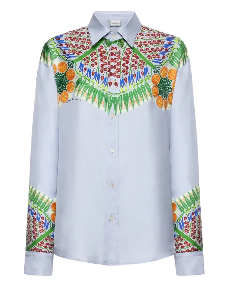 Pierre-Louis Mascia long-sleeve shirt - Blau Blau
