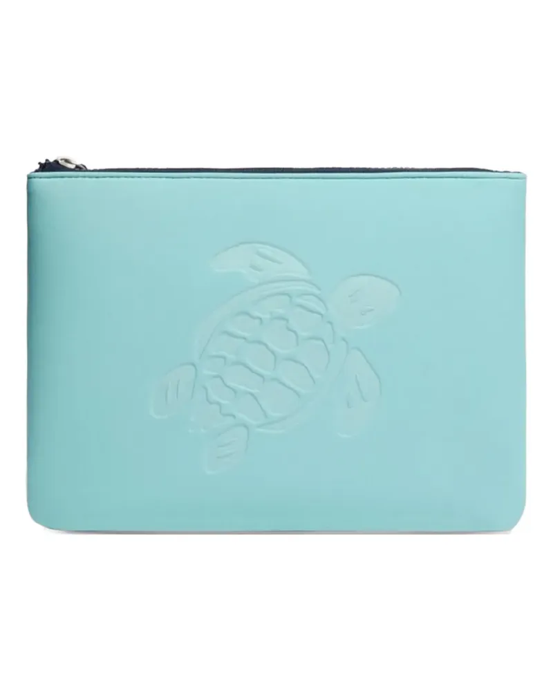 Vilebrequin Turtle Clutch mit Reißverschluss - Blau Blau