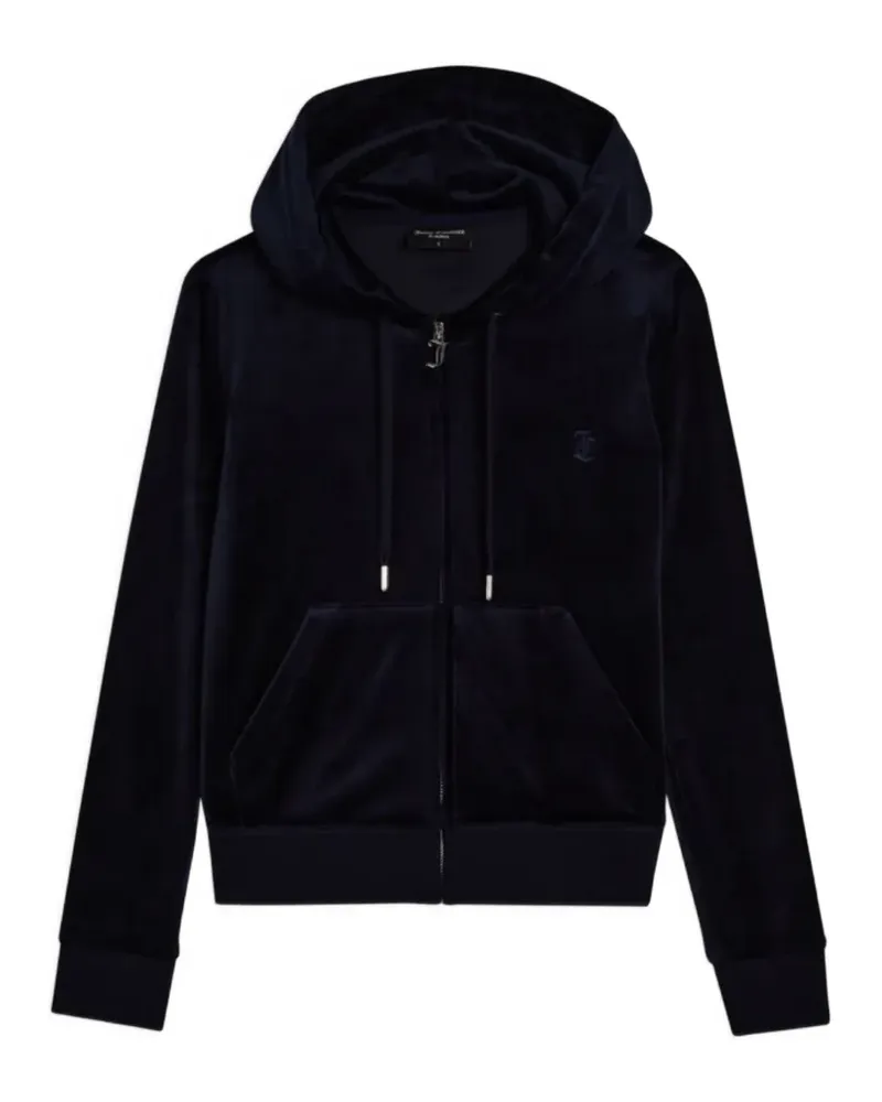 Juicy Couture Robertson Hoodie aus Samt - Blau Blau