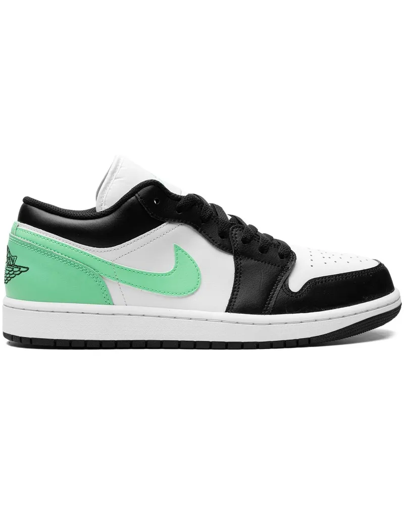 Jordan Air  1 Low "Green Glow" Sneakers - Weiß Weiß