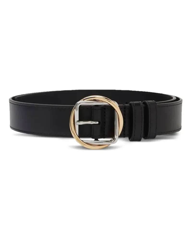 Jacquemus The Salon Gürtel mit runder Schnalle - Schwarz Schwarz