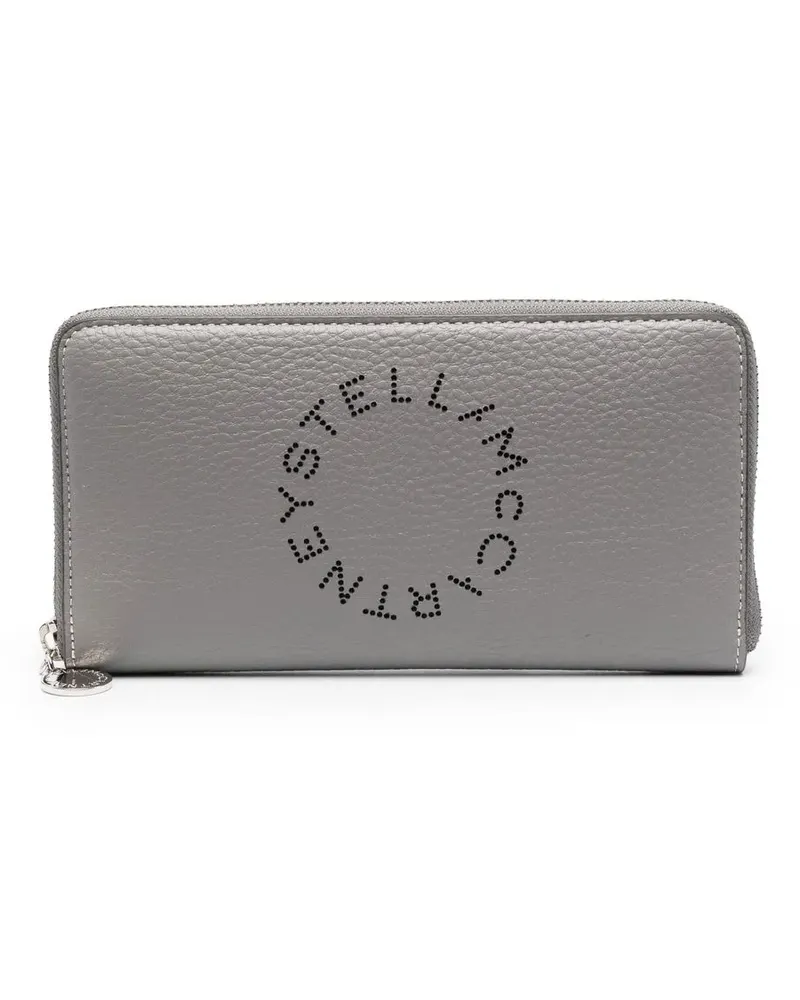 Stella McCartney Portemonnaie mit Stella-Logo - Grau Grau
