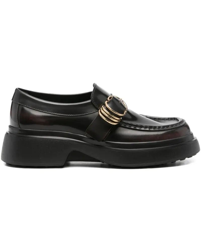 TOD'S Loafer mit Plateau - Schwarz Schwarz