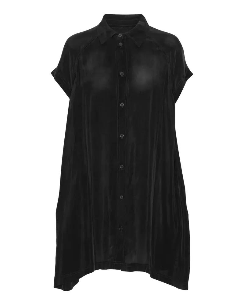 Henrik Vibskov button short-sleeved mini dress - Schwarz Schwarz