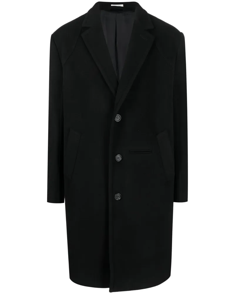 Alexander McQueen Mantel mit Raglanärmeln - Schwarz Schwarz