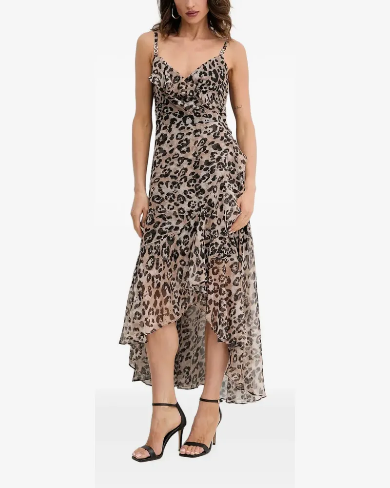 Morgan Kleid mit Leopardenprint - Nude Nude