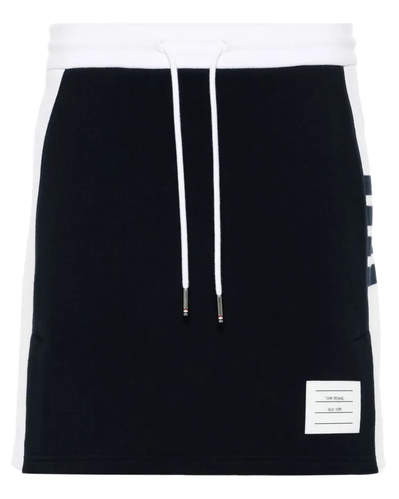 Thom Browne Minirock mit Streifen - Blau Blau
