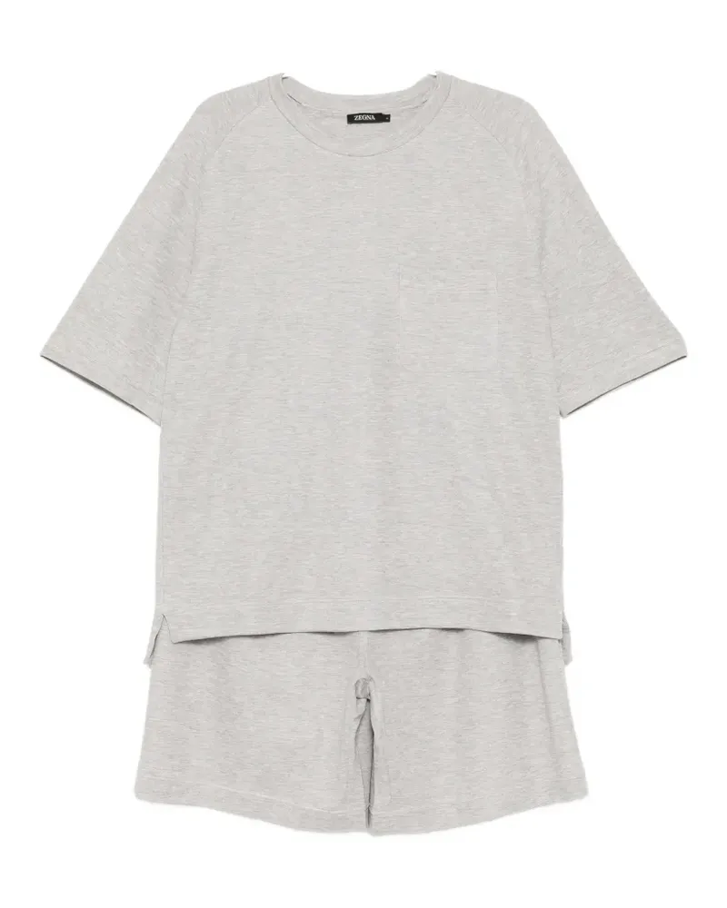 Ermenegildo Zegna patch-pocket T-shirt - Grau Grau