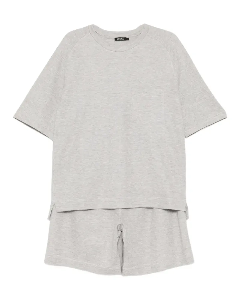 Ermenegildo Zegna patch-pocket T-shirt - Grau Grau