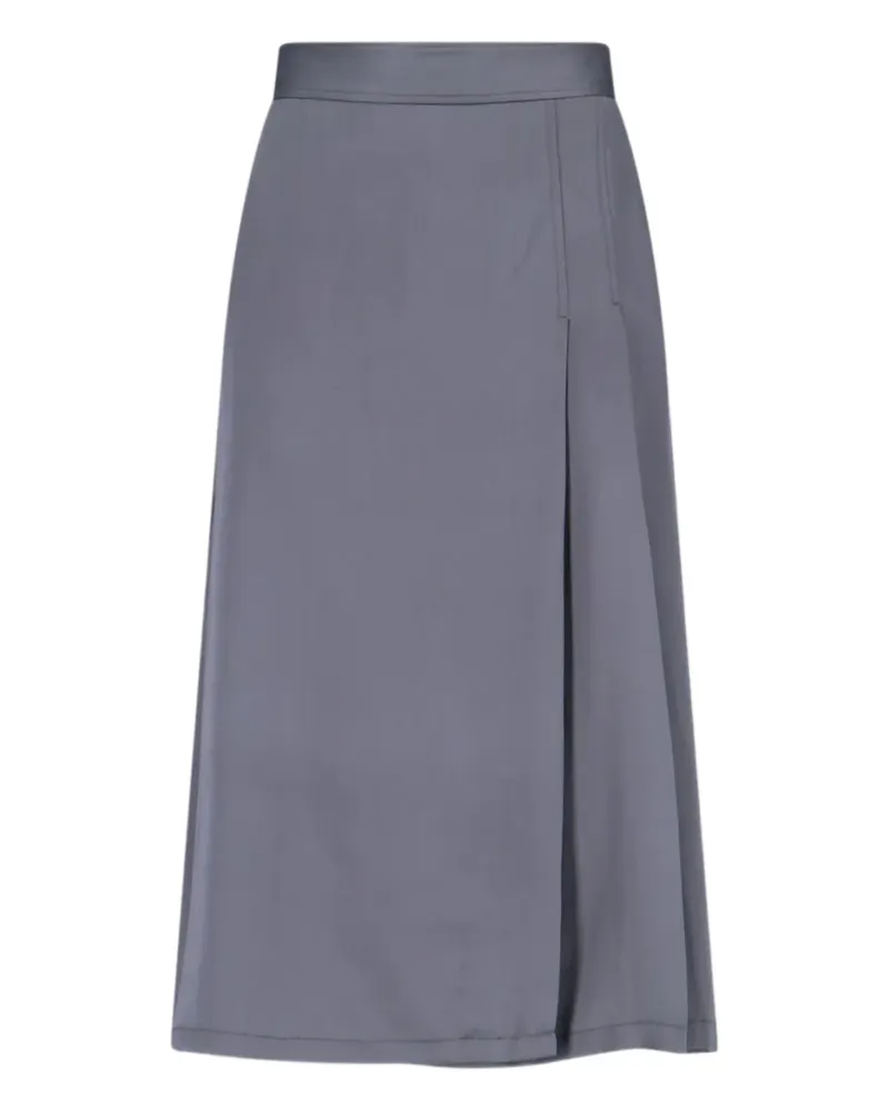 ASPESI pleated long skirt - Grau Grau