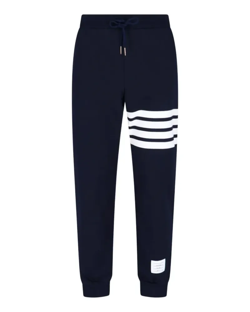 Thom Browne Classic Loopback Bar sweatpants - Blau Blau