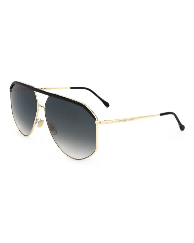 Isabel Marant Getönte Pilotenbrille - Gold Gold
