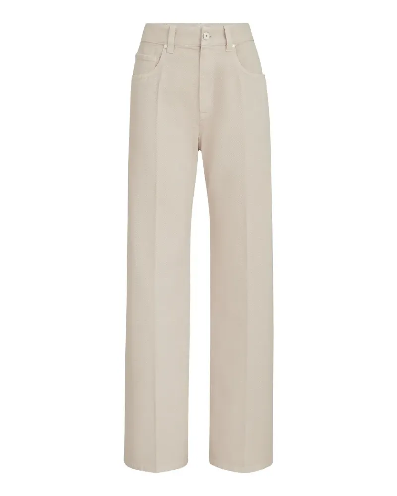 Brunello Cucinelli Moderne Hose aus gefärbtem Denim - Nude Nude