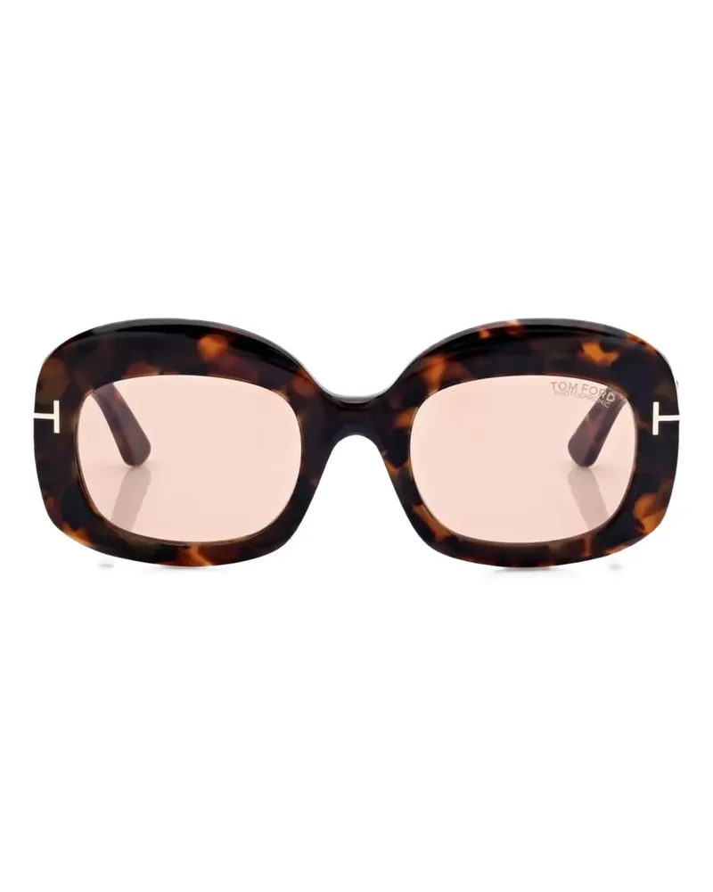 Tom Ford Carmen oval-frame sunglasses - Braun Braun