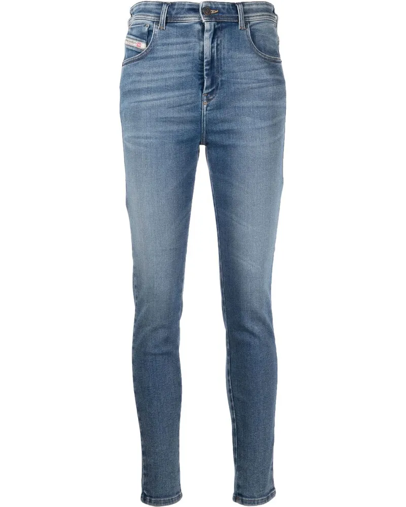 Diesel Slandy Skinny-Jeans - Blau Blau