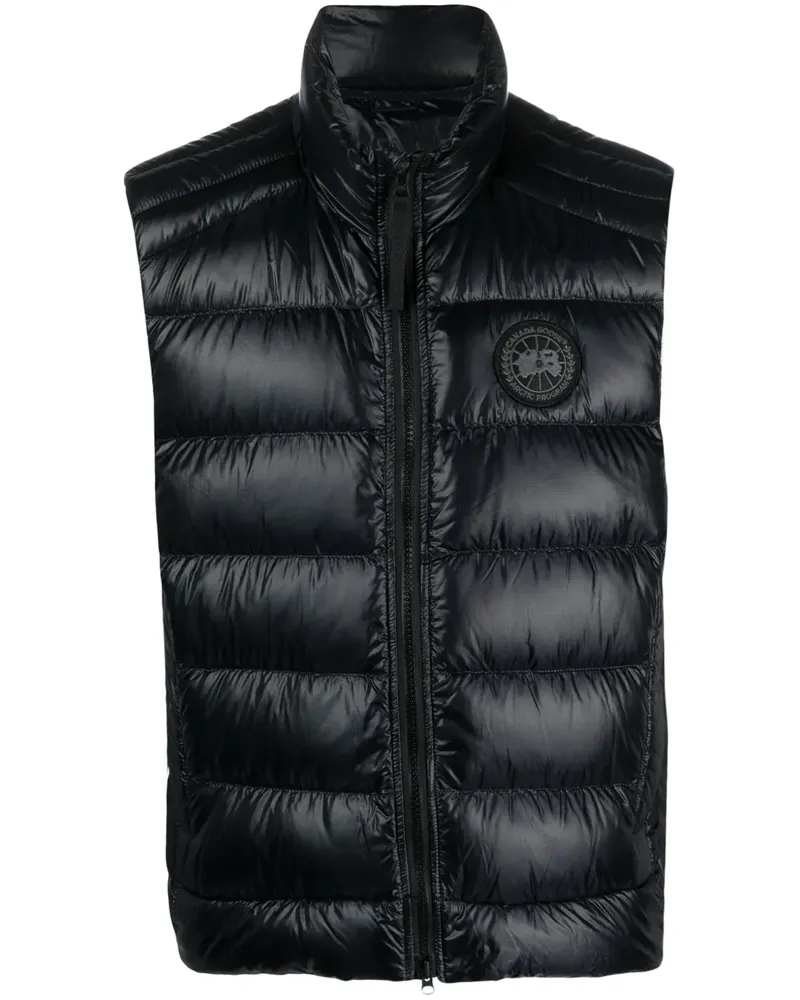 Canada Goose Gefütterte Crofton Weste - Schwarz Schwarz