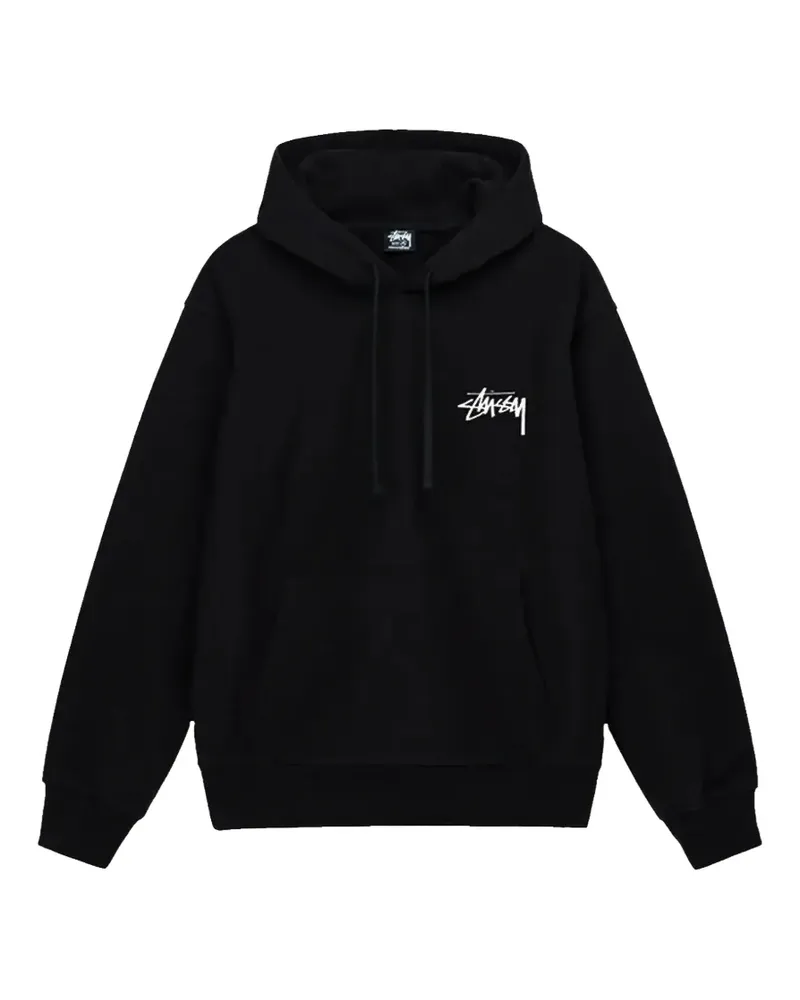 Stüssy 8 Ball Fade drawstring hoodie - Schwarz Schwarz