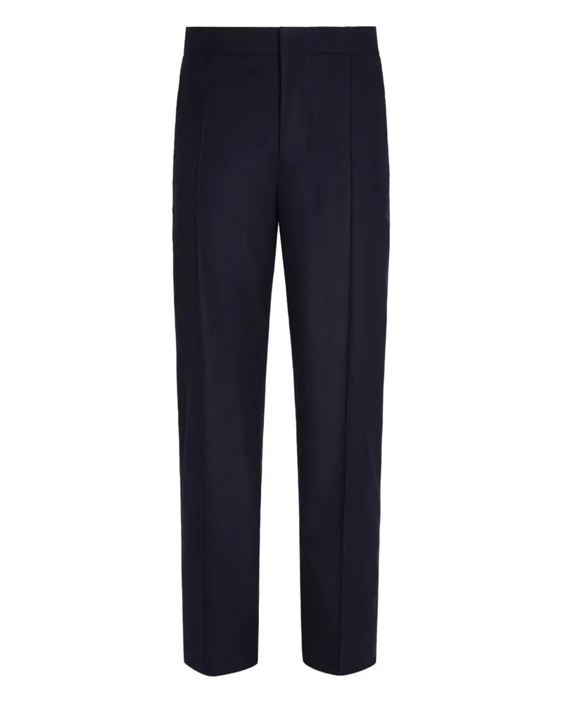Ermenegildo Zegna Klassische Bundfaltenhose - Blau Blau