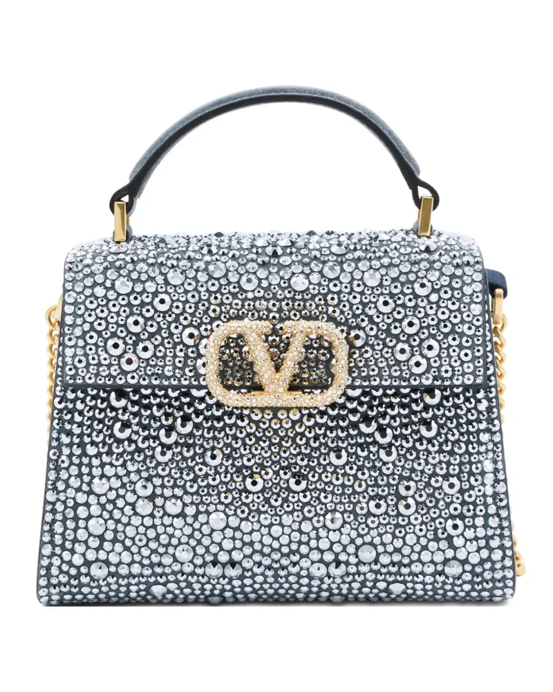 Valentino Garavani Mini VSLING VLogo Signature shoulder bag - Grau Grau