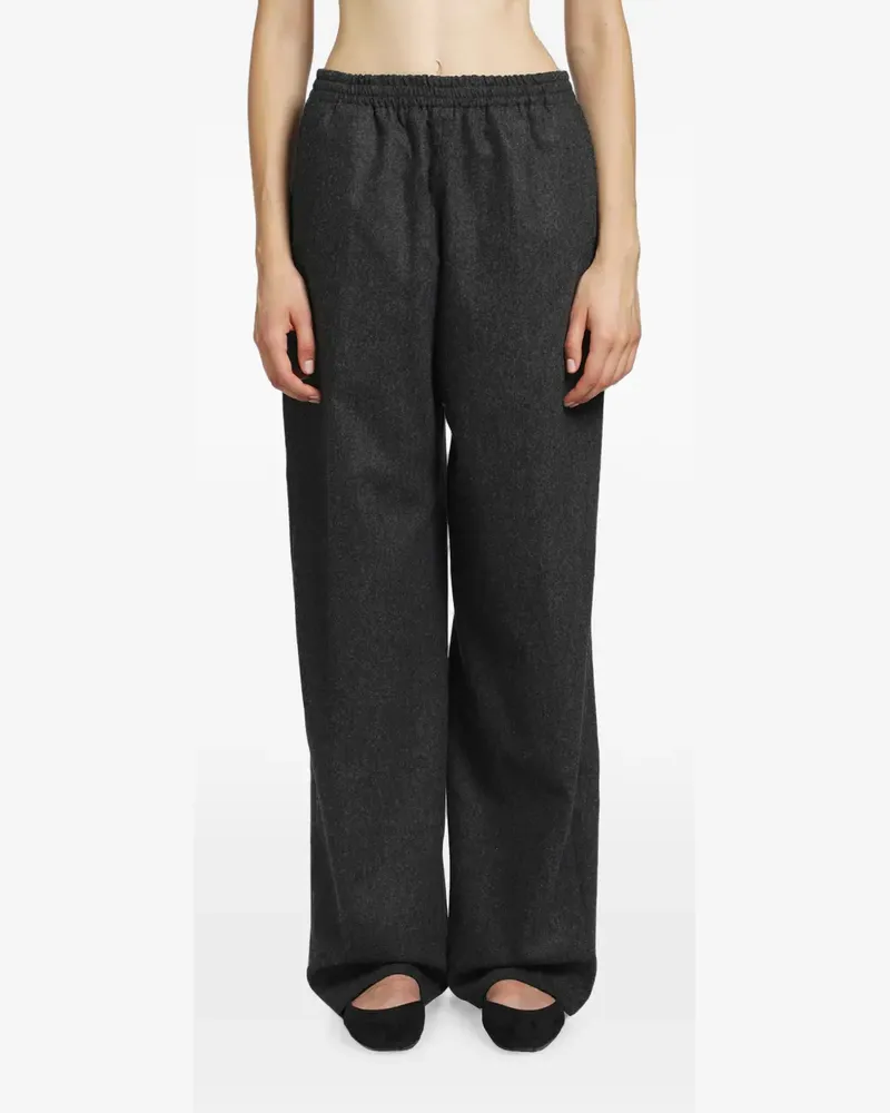 Jil Sander Weite Hose mit Stretchbund - Grau Grau