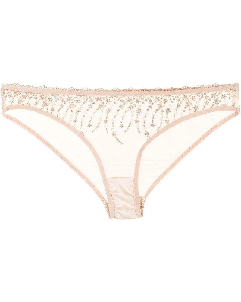 Gilda & Pearl Under the Stars Slip mit Sheer-Effekt Nude