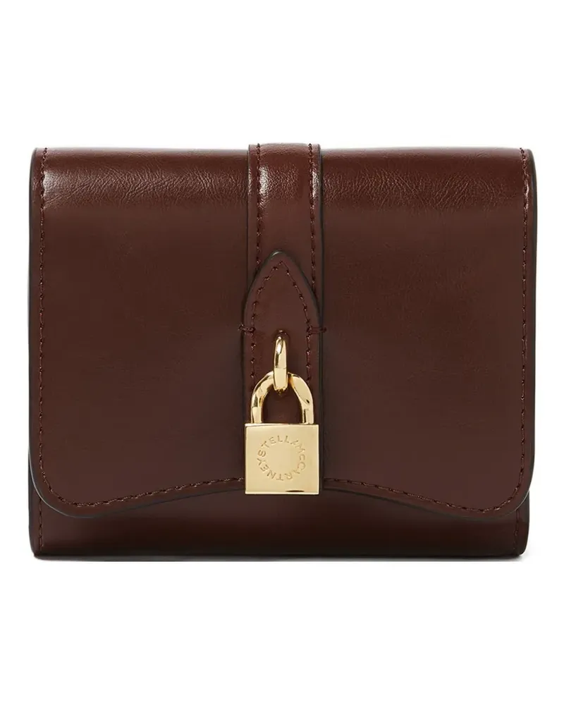 Stella McCartney Portemonnaie mit Logo - Braun Braun