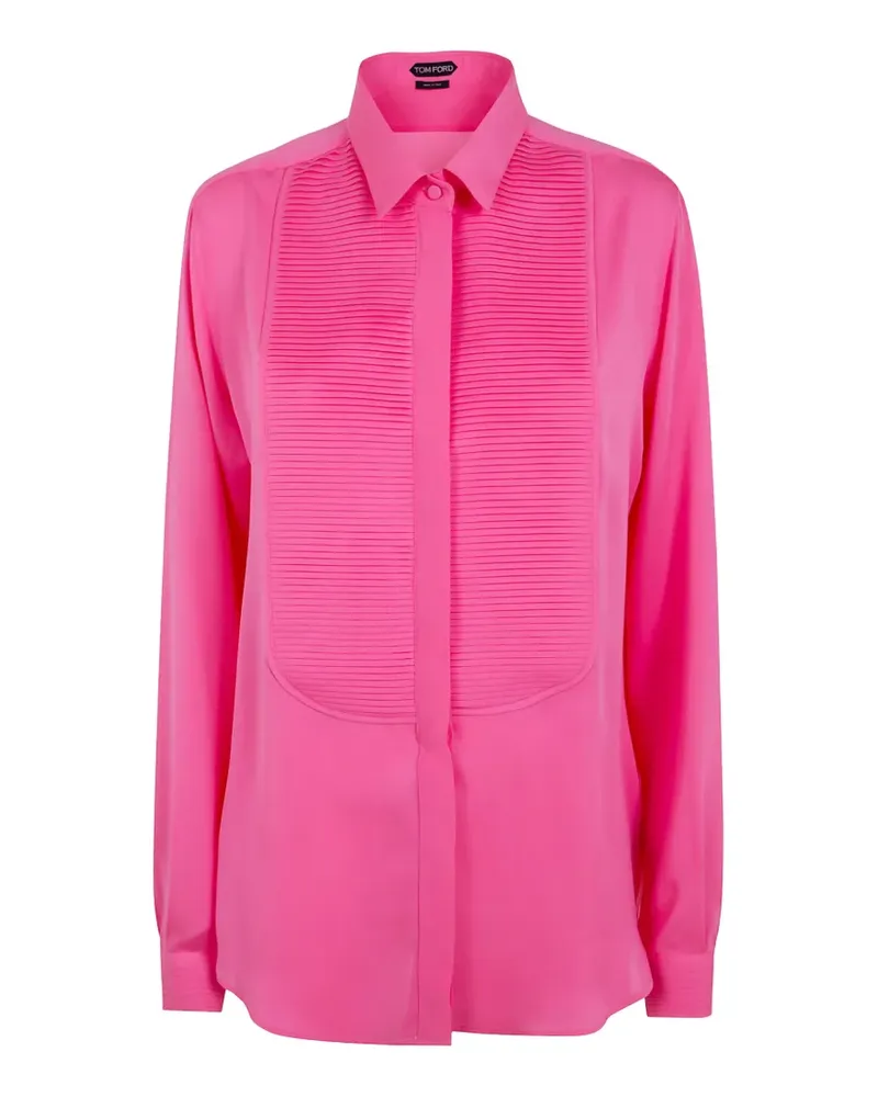 Tom Ford tuxedo silk shirt - Rosa Rosa