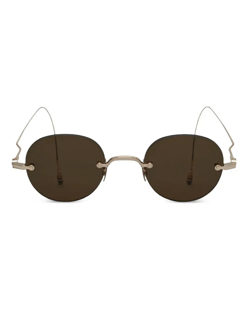 Thom Browne round-frame sunglasses - Gold Gold