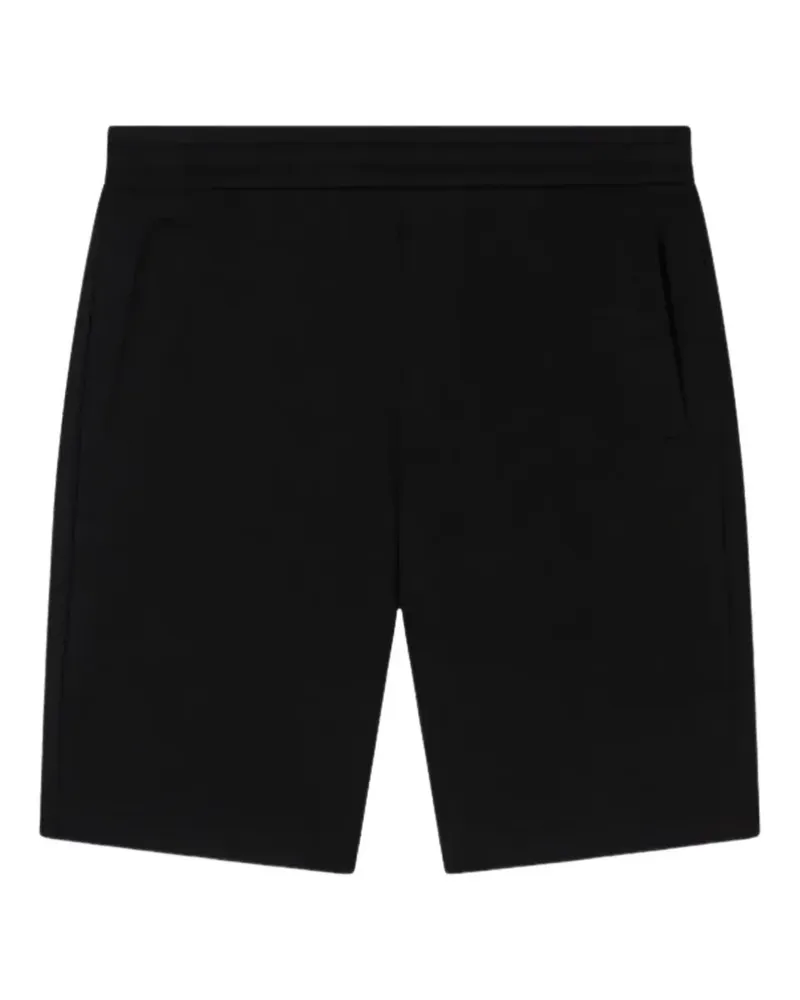 Armani Exchange logo-plaque jersey shorts - Schwarz Schwarz