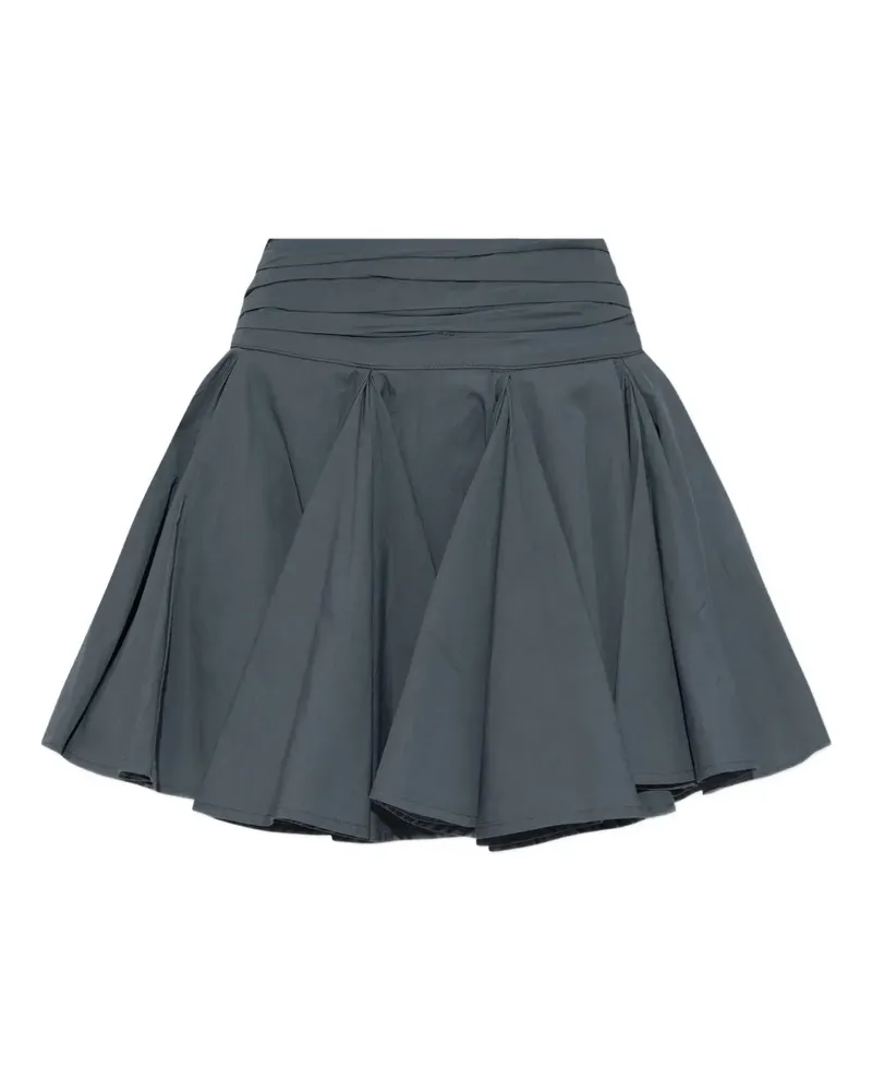 AllSaints Tulip Minirock mit Falten - Blau Blau