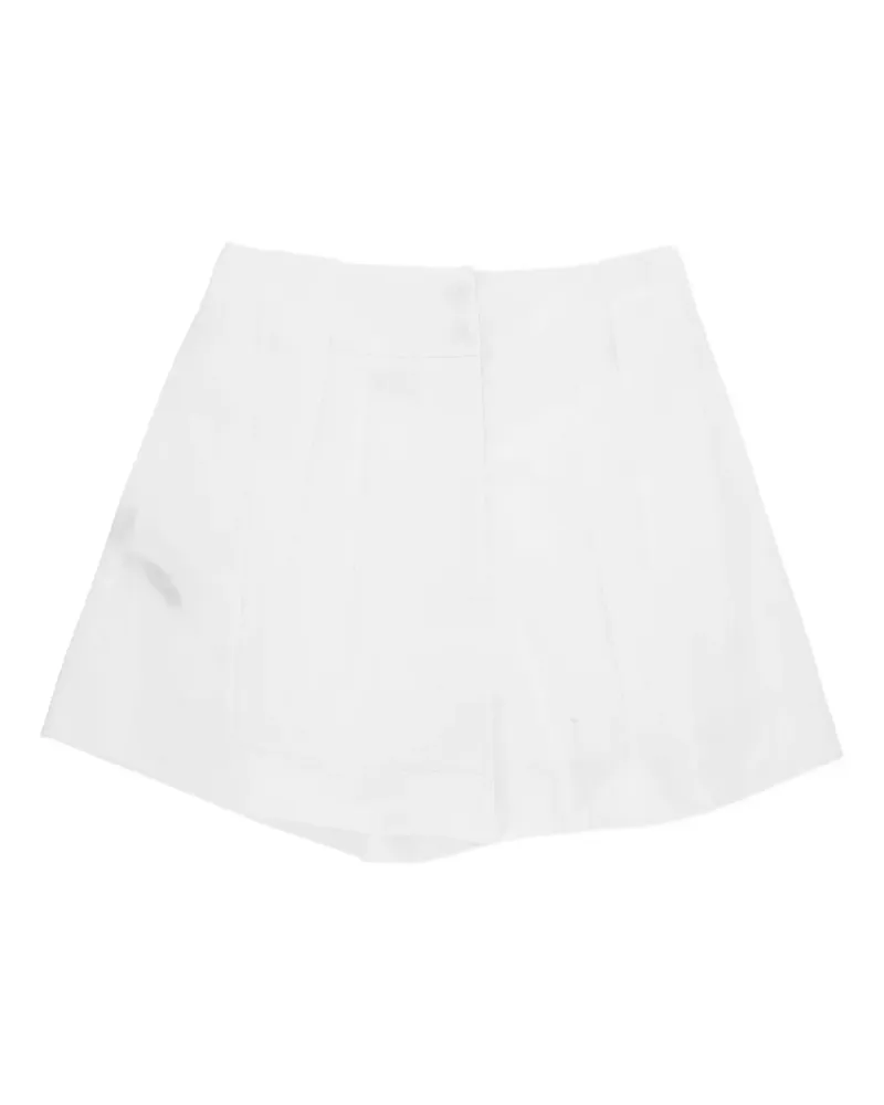 Federica Tosi Shorts mit Falten - Weiß Weiß