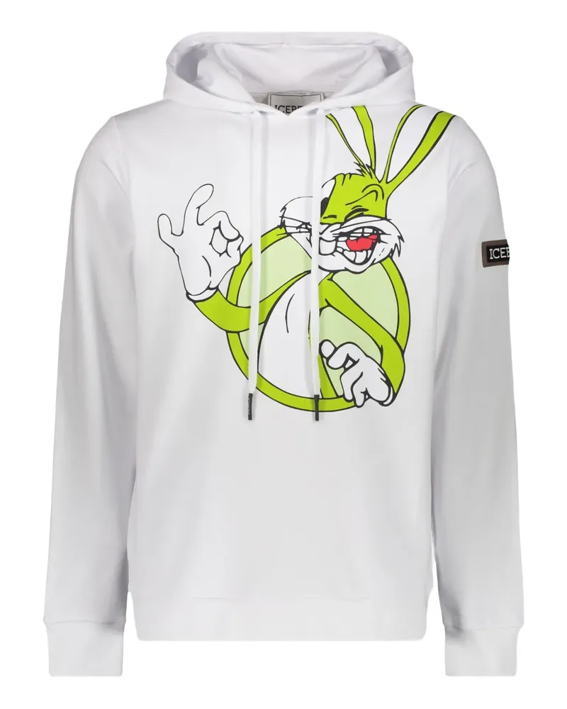 Iceberg Hoodie mit grafischem Print - Weiß Weiß