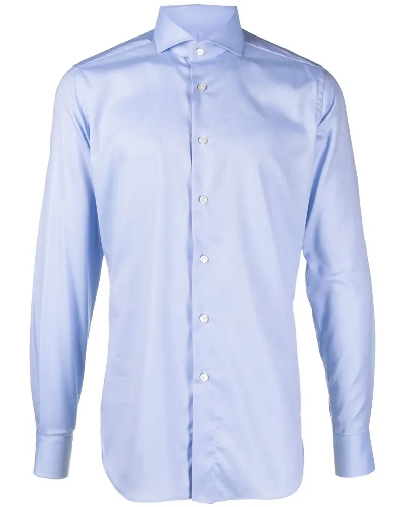 Dell'oglio Langärmeliges Hemd - Blau Blau