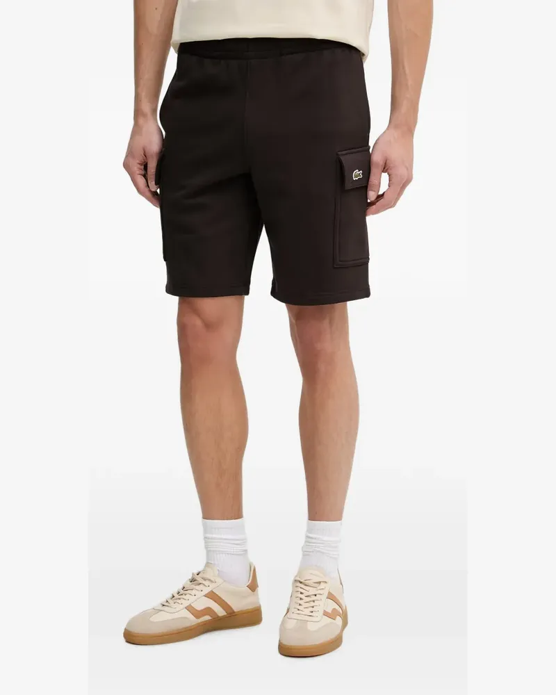Lacoste Cargo-Shorts mit Logo-Patch - Braun Braun