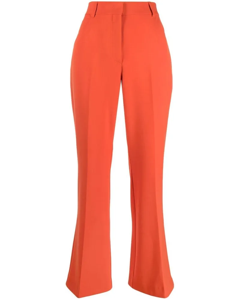 Stella McCartney Hoch sitzende Schlaghose Orange