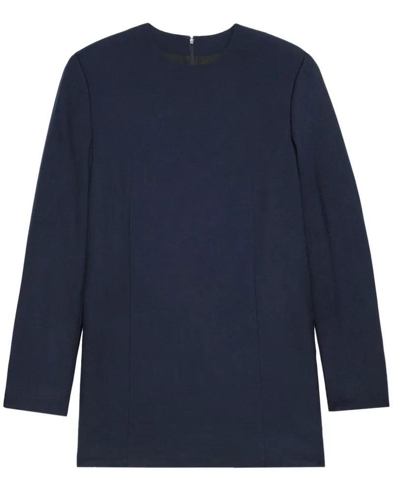AMI Paris Klassisches Minikleid - Blau Blau