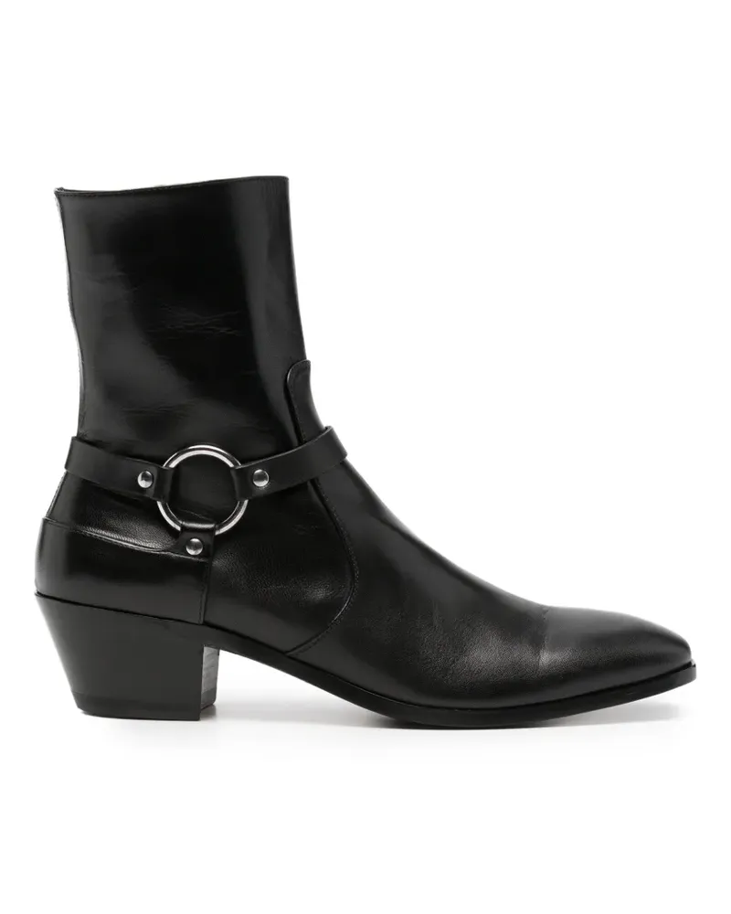 Tom Ford Roxy Stiefeletten mit Harness-Detail - Schwarz Schwarz