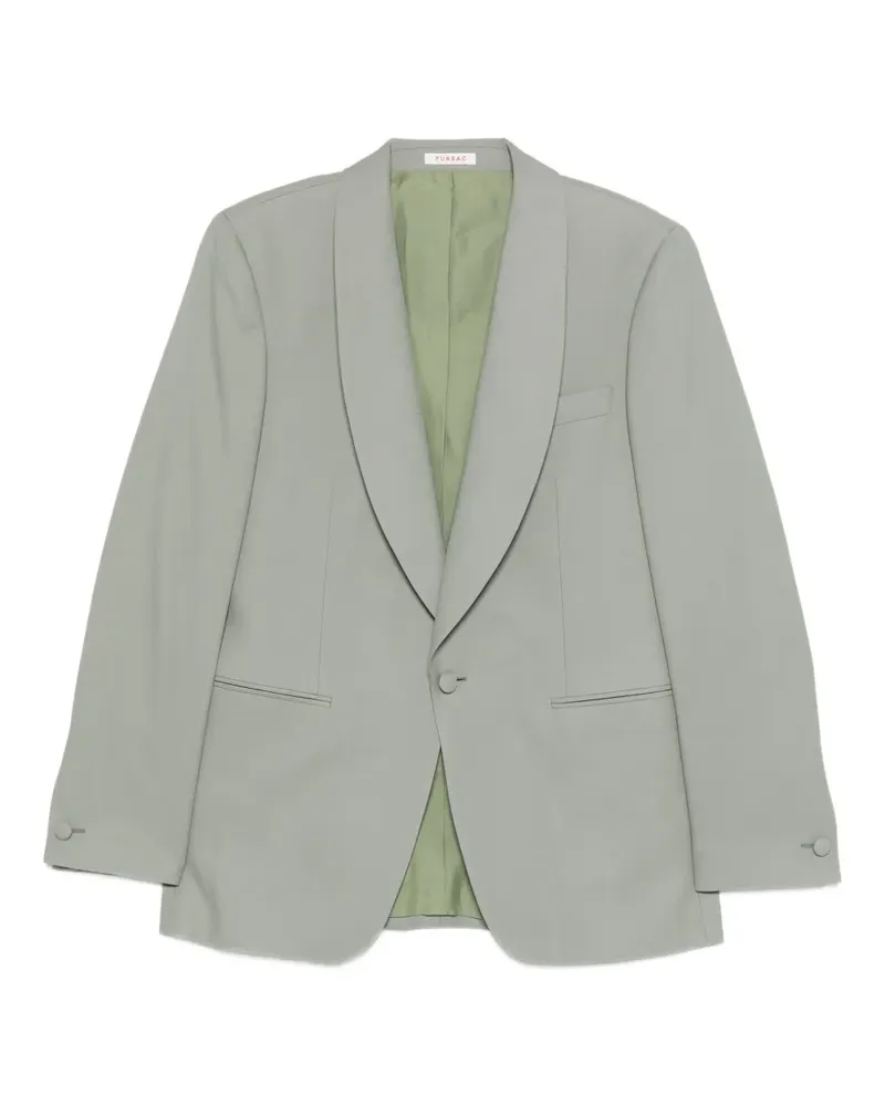 FURSAC Sakko mit Schalkragen - Grün Grün