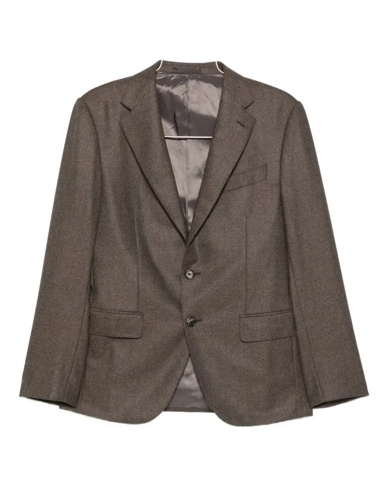 Caruso Woll-Kaschmir-Jacke mit Knöpfen - Braun Braun
