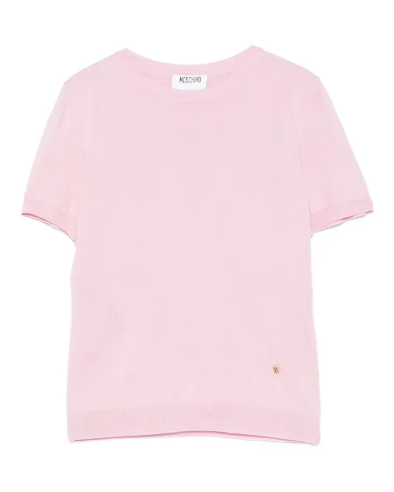 Moschino logo T-shirt - Rosa Rosa