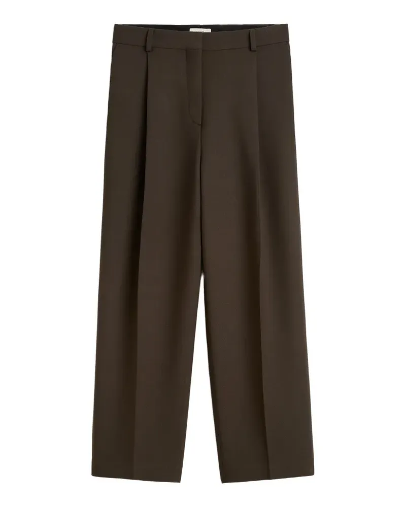 Totême Plissierte Hose - Braun Braun