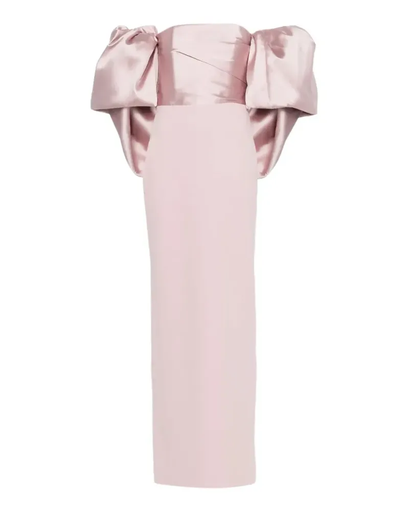 Solace London The Floris Maxikleid - Rosa Rosa