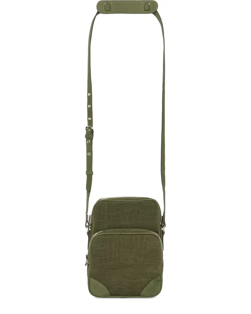 READYMADE Kleine Schultertasche mit Reißverschluss - Grün Grün