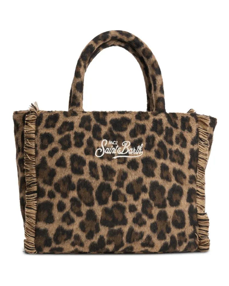 MC2 Saint Barth Colette Schultertasche mit Leoparden-Print - Braun Braun